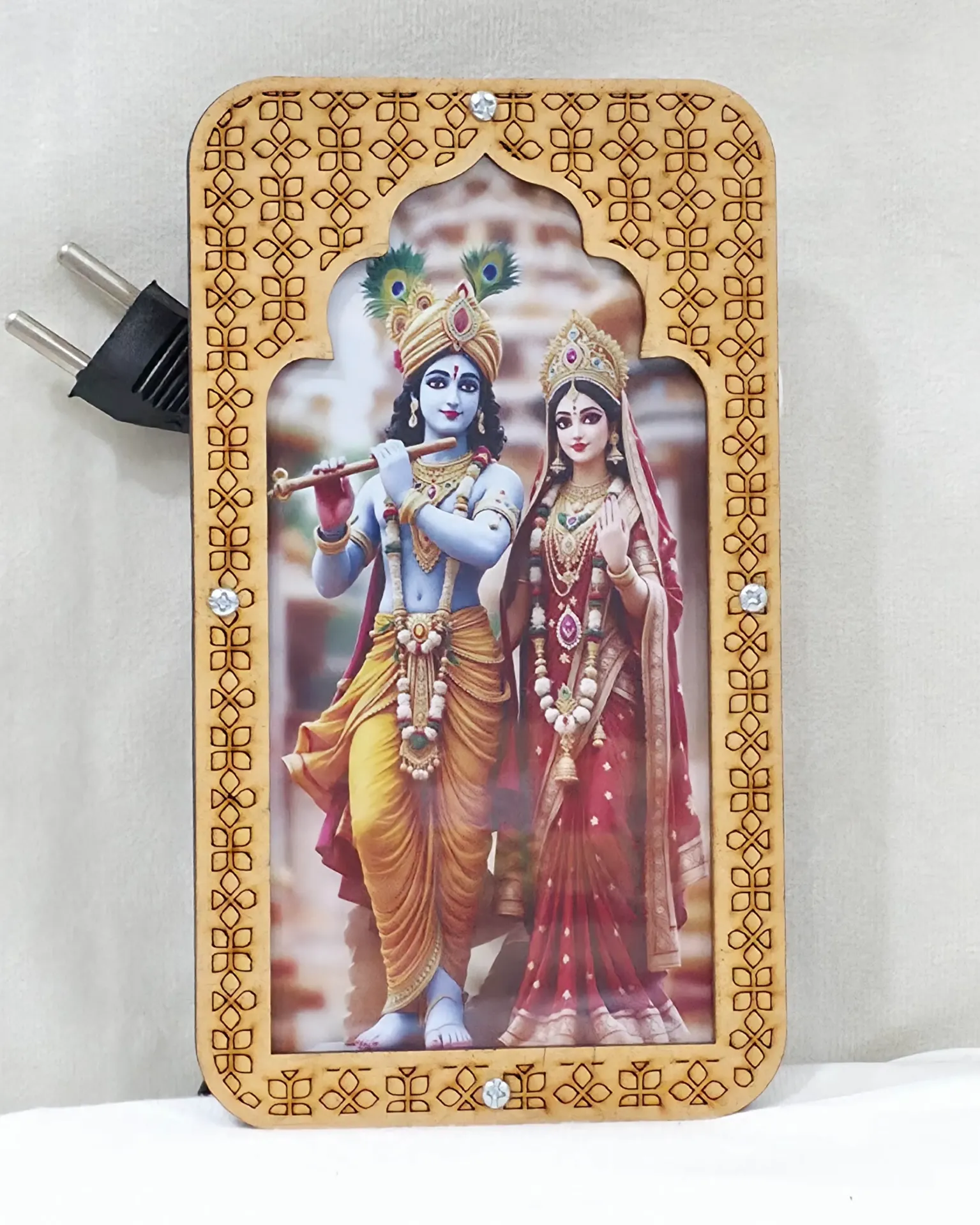 Radha-Krishna Photo Frame-1 Mantra