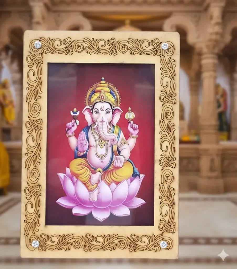 Ganesh Ji Photo frame-1 Mantra