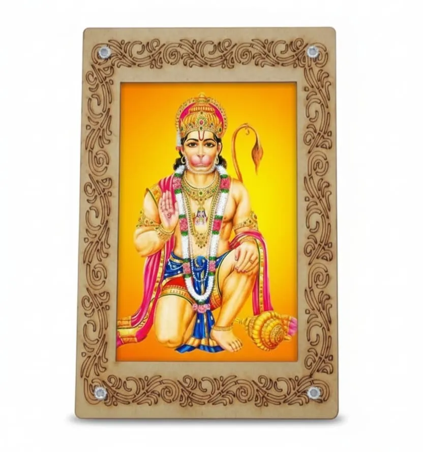 Hanuman Ji Photo Frame-1 Mantra