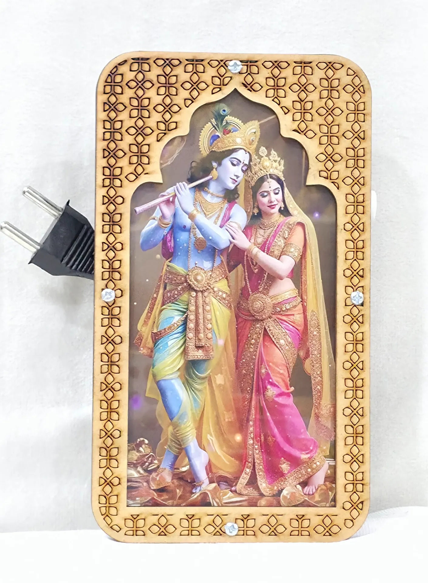 Radha Krishna Photo Frame-2 Mantra