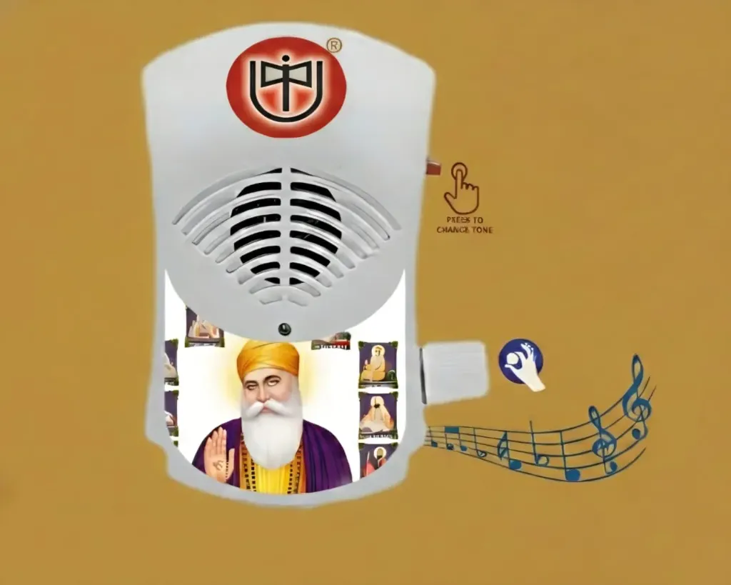 UNIVERSAL SIREN MINI 1 Plug & Play Sikh Religious Waheguru Simran Chanting Box 10 in 1 Prayer Kit